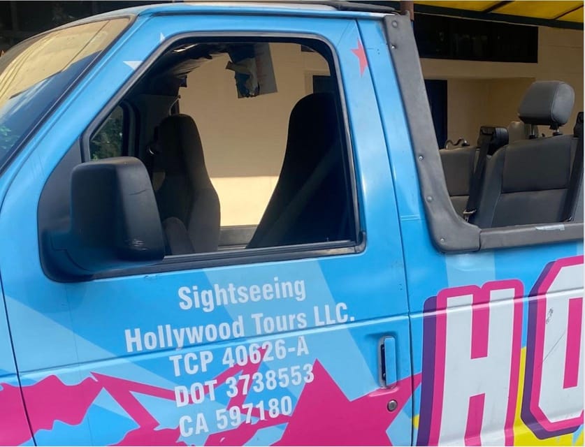 Sightseeing Hollywood Tours - The Hollywood Sign and the value of a moving view