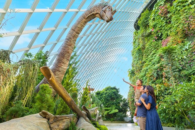 Singapore Gardens by the Bay & Jurassic World with Hotel Pick up