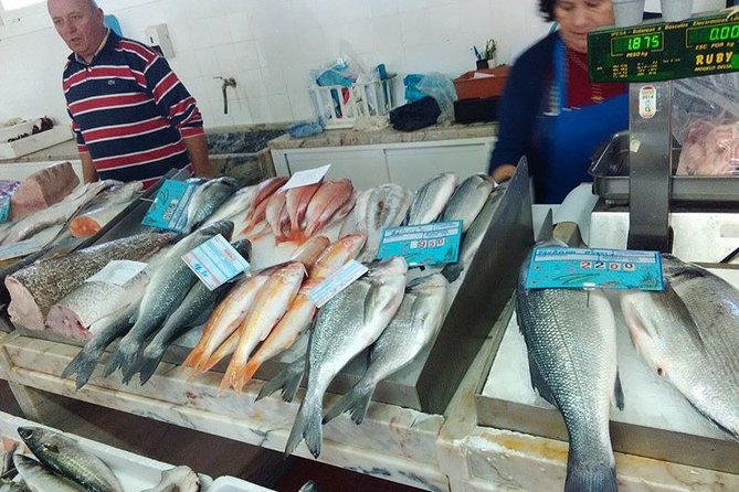 Sintra & Cascais Private Tour from Lisbon + Dinosaur footprints on the beach! - Cascais and the Mercado da Vila