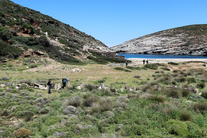 Small-Group Guided Hiking Tour in Andros with picnic on the beach - Reaching Lefka Beach and the Arni River