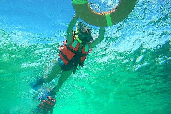 Snorkel in the Costa Maya Reef and Rest on the Beach - The snorkel setup and reef time