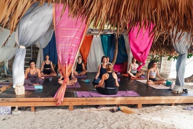 Sunrise yoga class overlooking the beach, the sea & sunrise . - A gentle opening before the pace picks up