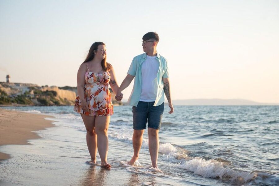 Sunset Photo shoot on the beach Kos island - Why a beach photo shoot can be worth it on Kos