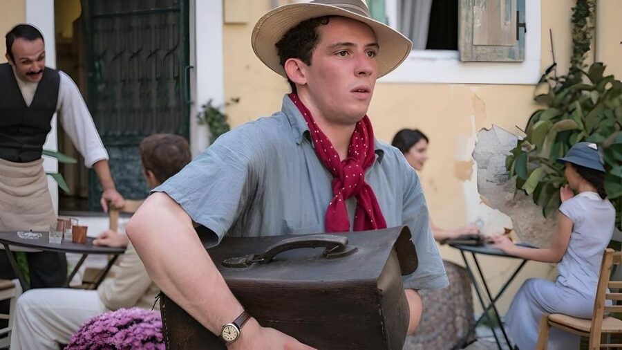 The Durrells in Corfu Town Filming Tour - Tenedos and the market built for television