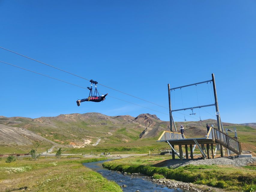 The Falcon : Superman ride with Mega Zipline Iceland - How the 50-minute schedule feels