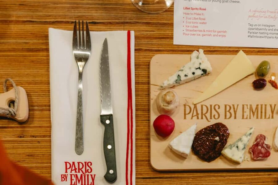The Official Emily in Paris Wine & Cheese with Butter Making - Four wines, five cheeses, and fresh bread