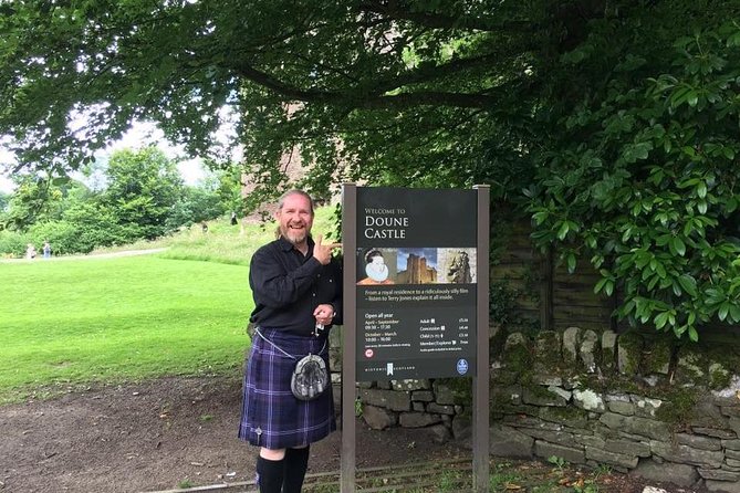 Ultimate Outlander Day Tour - Doune Castle, Castle Leoch in stone