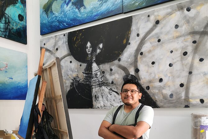 Visit to workshops and studios of contemporary art artists - El Mirador adds a short view over Oaxaca