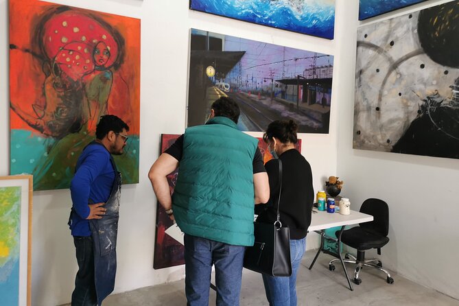 Visit to workshops and studios of contemporary art artists - What the $101.27 price includes in practical terms