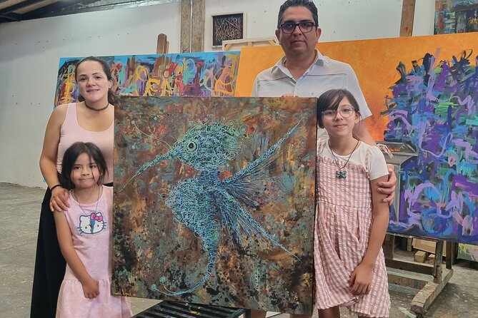 Visit to workshops and studios of contemporary art artists - Timing, pickup, and the private format