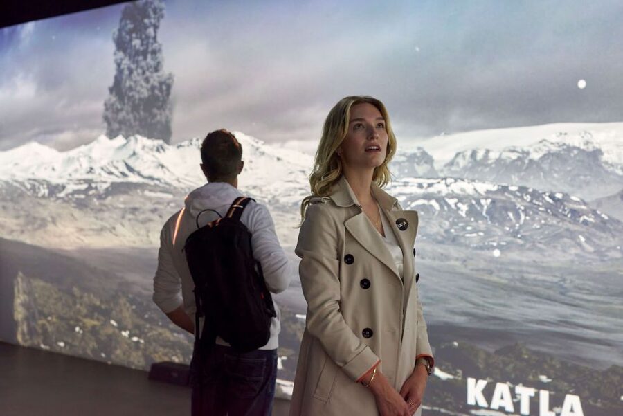 Volcano Exhibition and Cinema - Lava Centre Iceland - The Magma Learning Center turns shapes into clues