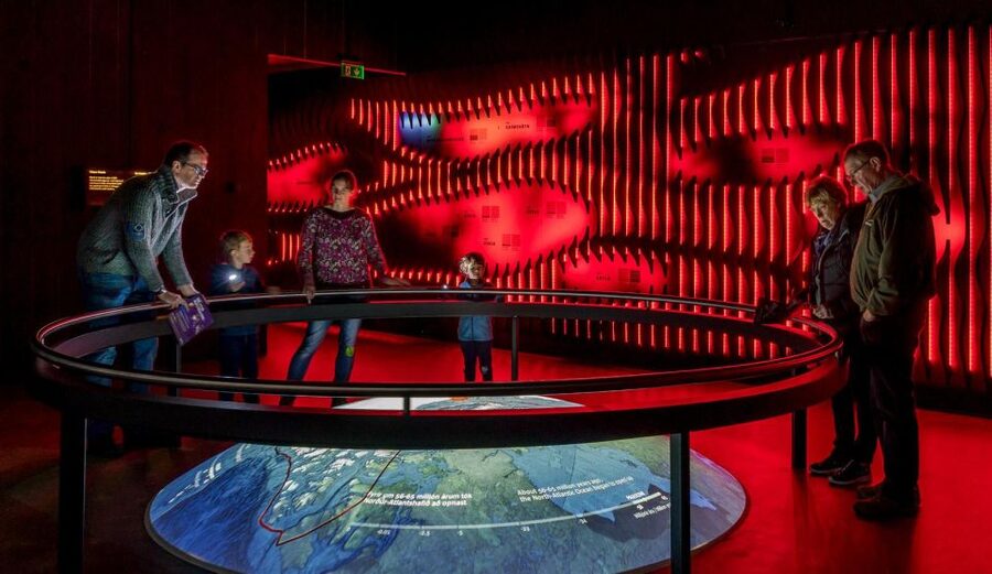 Volcano Exhibition and Cinema - Lava Centre Iceland - The cinema brings recent eruptions close