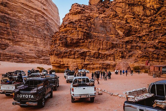 Wadi Rum Private Tour from Petra with Martian and Star Wars Film Site - From Petra’s stones to Wadi Rum’s red sand