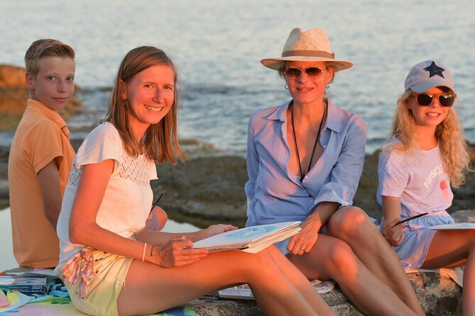 Waves & Watercolors: A Seaside Painting Workshop - Painting beside Lighthouse Beach in Pula