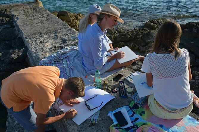 Waves & Watercolors: A Seaside Painting Workshop - What you actually paint during the class