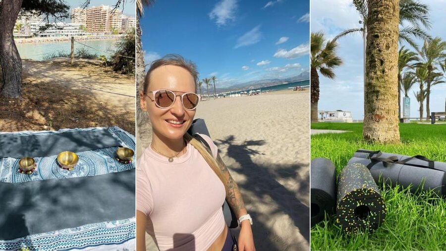 Yoga on the beach San Juan, Alicante - What the first hour is likely to feel like