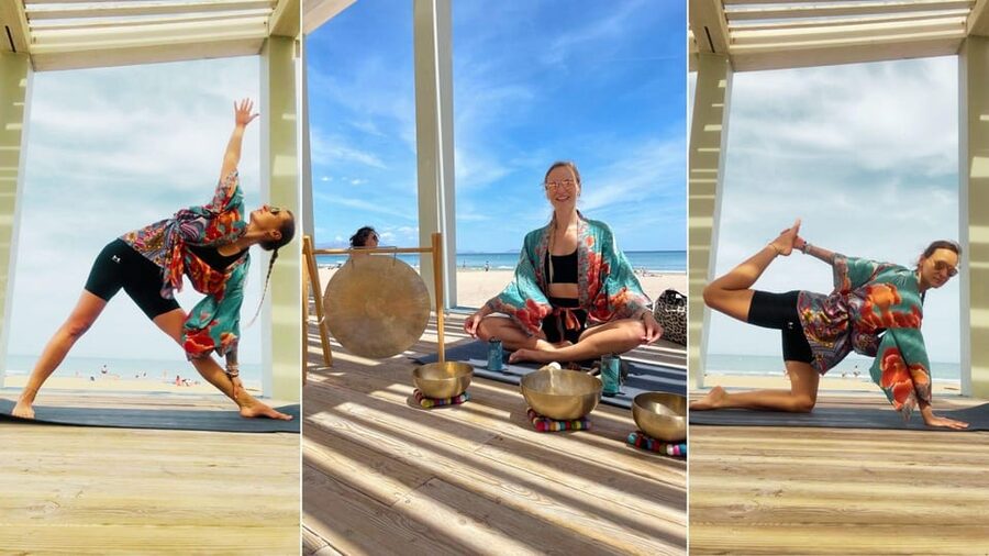 Yoga on the beach San Juan, Alicante - A class shaped around your body